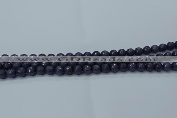 CCN2568 15 inches 10mm faceted round candy jade beads wholesale