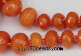 CCN2646 15.5 inches 5*8mm - 12*16mm faceted rondelle candy jade beads