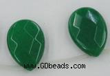 CCN2724 Top-drilled 18*25mm briolette candy jade beads wholesale