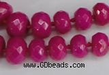 CCN2753 15.5 inches 5*8mm - 12*16mm faceted rondelle candy jade beads