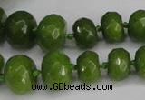 CCN2758 15.5 inches 5*8mm - 12*16mm faceted rondelle candy jade beads