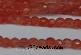 CCN2801 15.5 inches 2mm tiny faceted round candy jade beads