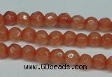 CCN2820 15.5 inches 4mm tiny faceted round candy jade beads