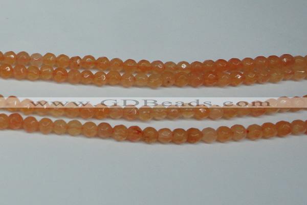 CCN2832 15.5 inches 5mm faceted round candy jade beads