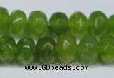 CCN2874 15.5 inches 5*8mm faceted rondelle candy jade beads