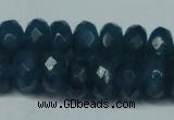 CCN2876 15.5 inches 5*8mm faceted rondelle candy jade beads