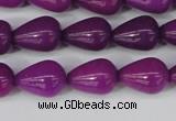 CCN3767 15.5 inches 10*14mm teardrop candy jade beads wholesale