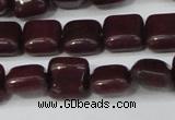 CCN3791 15.5 inches 8*8mm square candy jade beads wholesale