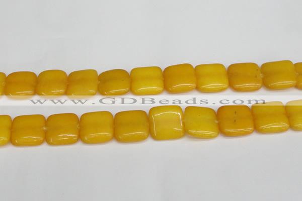 CCN3800 15.5 inches 20*20mm square candy jade beads wholesale