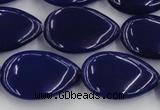 CCN3903 15.5 inches 18*25mm flat teardrop candy jade beads