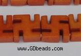 CCN3957 15.5 inches 20*20mm svastika candy jade beads wholesale