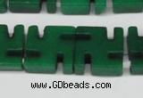 CCN3965 15.5 inches 20*20mm svastika candy jade beads wholesale