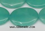 CCN3993 15.5 inches 30*40mm oval candy jade beads wholesale