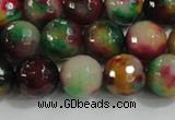 CCN4012 15 inches 10mm faceted round candy jade beads wholesale