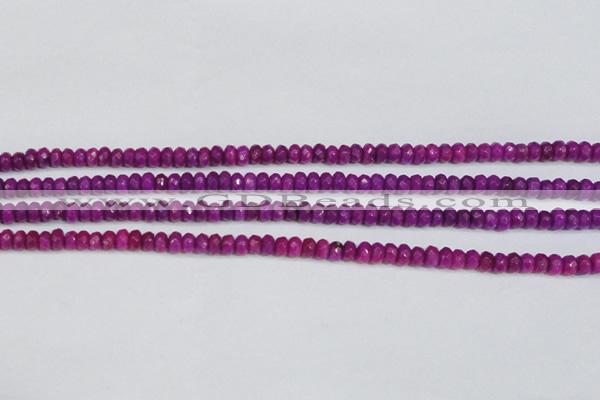 CCN4129 15.5 inches 4*6mm faceted rondelle candy jade beads