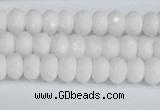 CCN4150 15.5 inches 5*8mm faceted rondelle candy jade beads