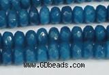 CCN4166 15.5 inches 5*8mm faceted rondelle candy jade beads