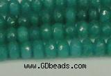 CCN4169 15.5 inches 5*8mm faceted rondelle candy jade beads