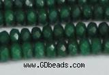 CCN4170 15.5 inches 5*8mm faceted rondelle candy jade beads