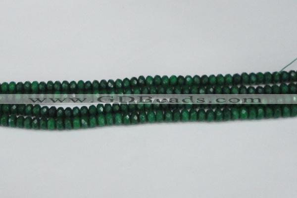 CCN4170 15.5 inches 5*8mm faceted rondelle candy jade beads