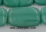 CCN4207 15.5 inches 30*40mm rectangle candy jade beads wholesale