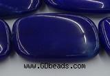 CCN4209 15.5 inches 30*40mm rectangle candy jade beads wholesale