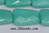 CCN4254 15.5 inches 18*25mm faceted trapezoid candy jade beads