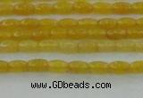 CCN4511 15.5 inches 3*5mm rice candy jade beads wholesale