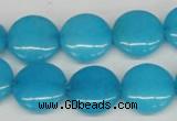 CCN490 15.5 inches 16mm flat round candy jade beads wholesale