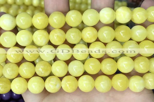 CCN5010 15.5 inches 8mm & 10mm round candy jade beads wholesale