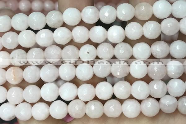 CCN5050 15.5 inches 8mm & 10mm faceted round candy jade beads