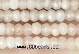 CCN5102 15 inches 3*4mm faceted rondelle candy jade beads