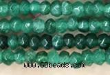 CCN5119 15 inches 3*4mm faceted rondelle candy jade beads