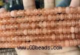 CCN5138 15 inches 5*8mm faceted rondelle candy jade beads