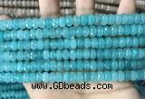 CCN5149 15 inches 5*8mm faceted rondelle candy jade beads