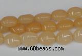 CCN515 15.5 inches 8*10mm oval candy jade beads wholesale