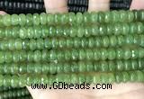 CCN5158 15 inches 5*8mm faceted rondelle candy jade beads