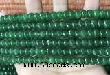 CCN5159 15 inches 5*8mm faceted rondelle candy jade beads