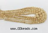 CCN5212 6mm - 14mm faceted round candy jade graduated beads