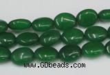 CCN522 15.5 inches 8*10mm oval candy jade beads wholesale