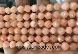 CCN5234 15 inches 8mm faceted nuggets candy jade beads