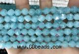 CCN5245 15 inches 8mm faceted nuggets candy jade beads