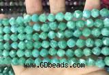 CCN5247 15 inches 8mm faceted nuggets candy jade beads