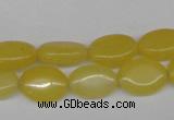 CCN525 15.5 inches 10*14mm oval candy jade beads wholesale