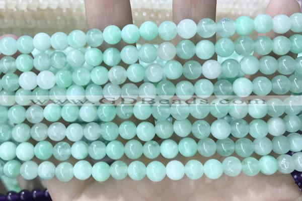 CCN5286 15 inches 6mm round candy jade beads Wholesale