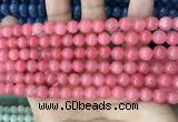 CCN5327 15 inches 8mm round candy jade beads Wholesale