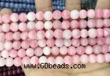 CCN5331 15 inches 8mm round candy jade beads Wholesale