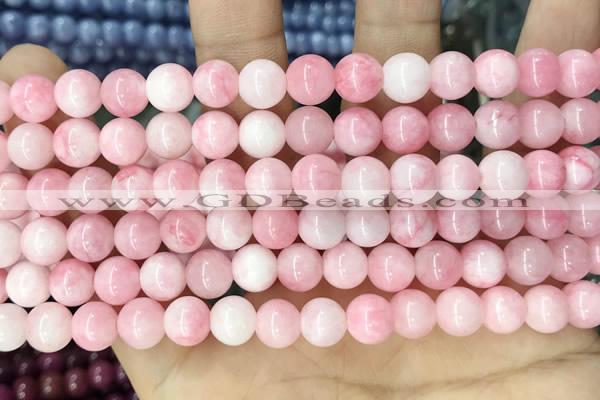 CCN5331 15 inches 8mm round candy jade beads Wholesale