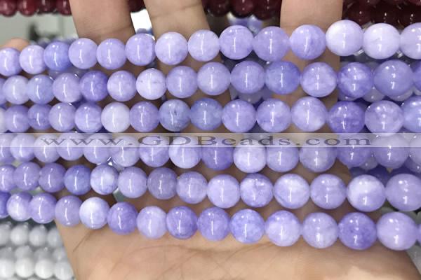 CCN5353 15 inches 8mm round candy jade beads Wholesale