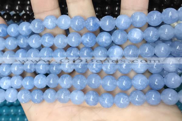 CCN5388 15 inches 8mm round candy jade beads Wholesale